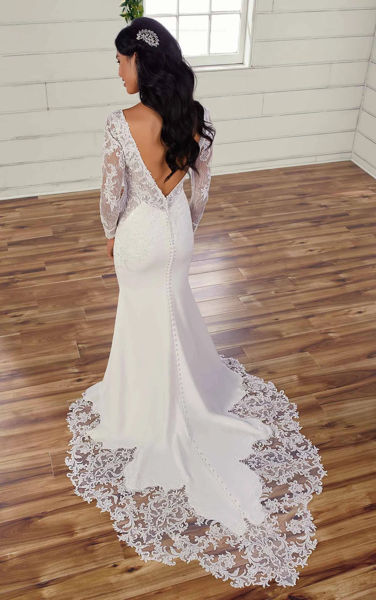 D3029 Essense of Australia Captivating Vintage Wedding Dress | Philly Bridal
