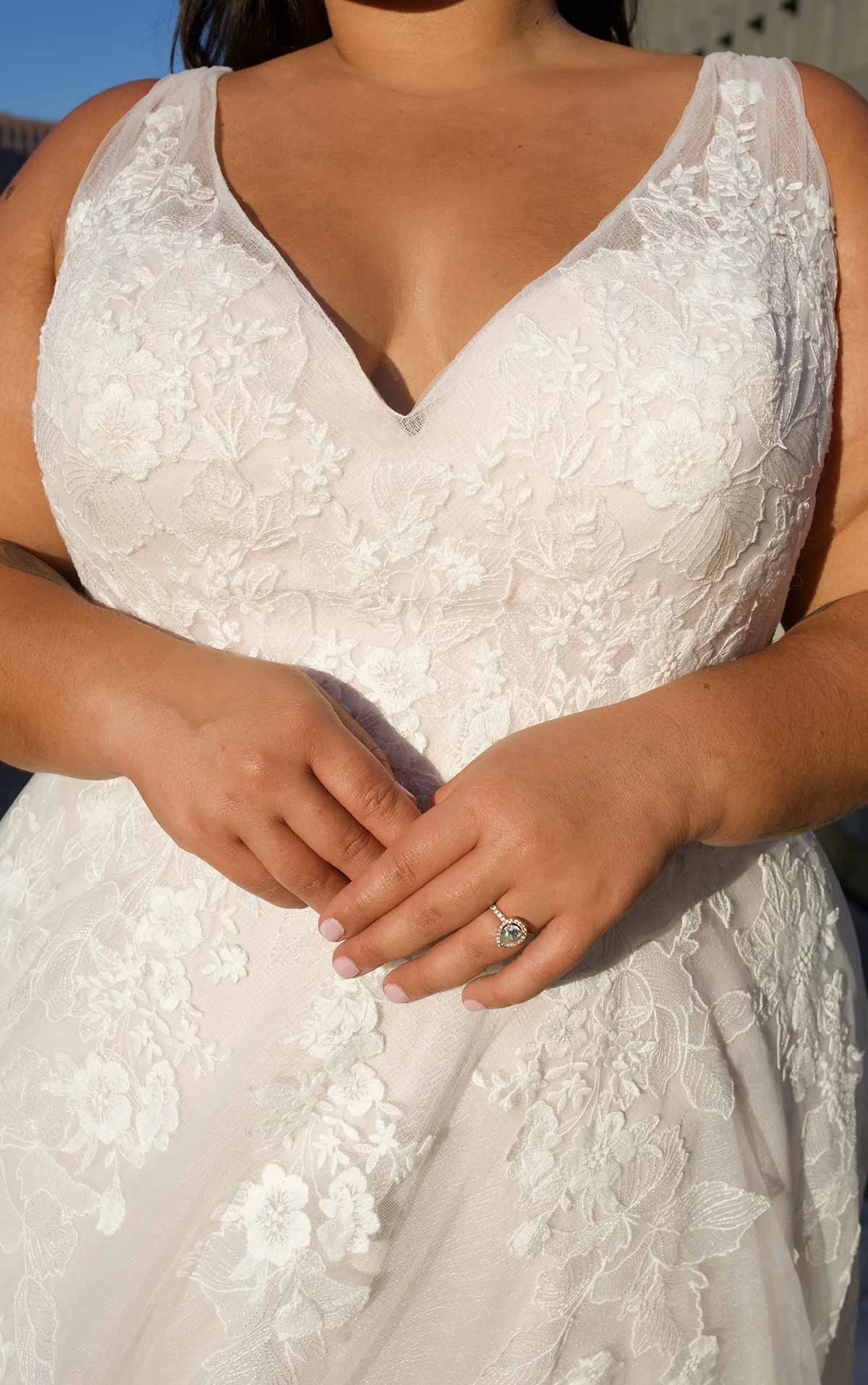 Plus Size Wedding Dress D3654 | Philly Bridal