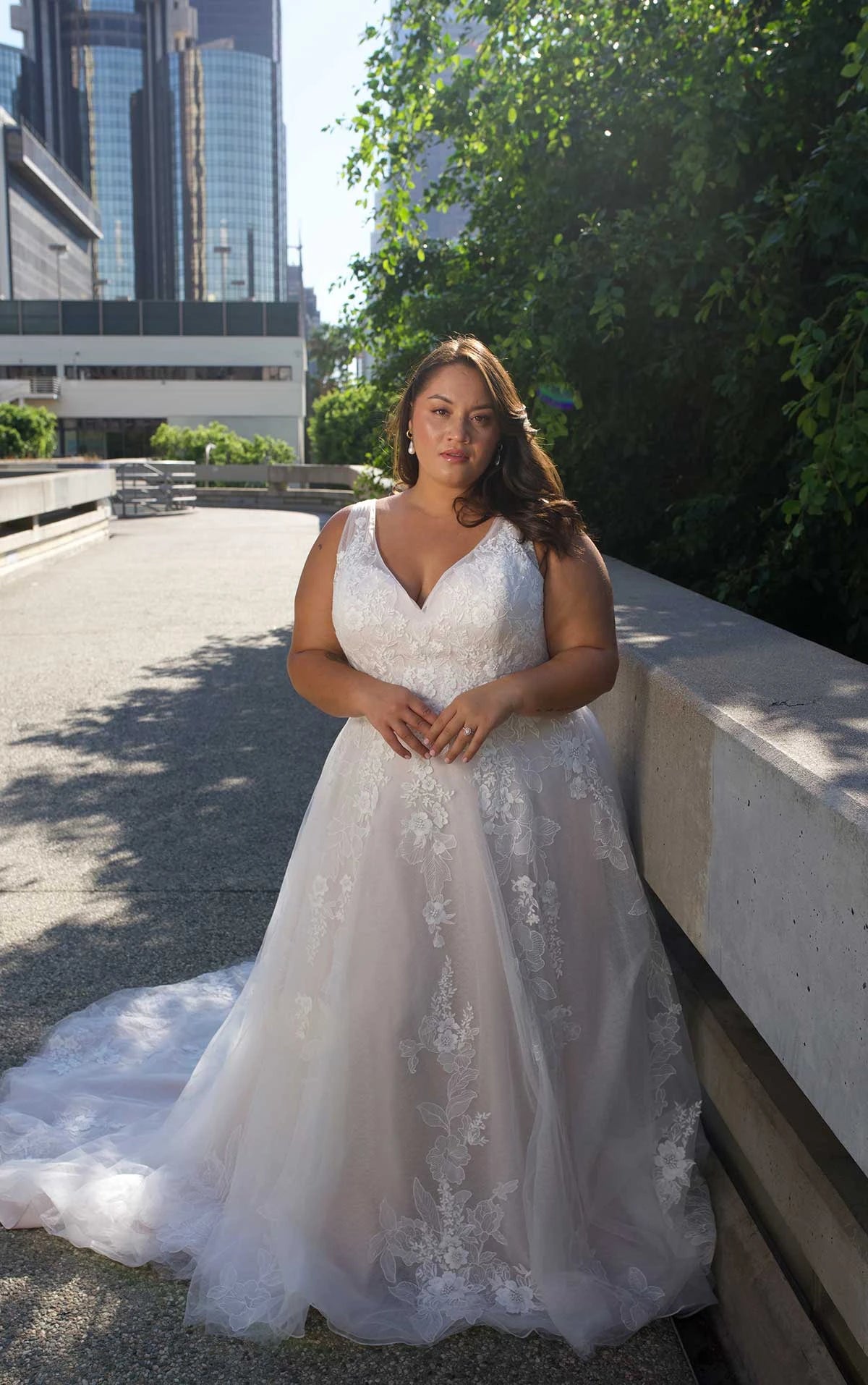 Plus Size Wedding Dress D3654 Essense of Australia | Philly Bridal