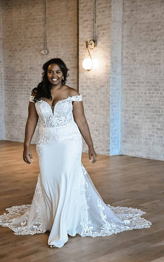 Plus Size Wedding Dress D3247 Essense of Australia | Philly Bridal